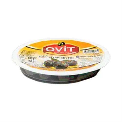 Ovit Yağlı Soslu Siyah Zeytin 150 gr Vakumlu