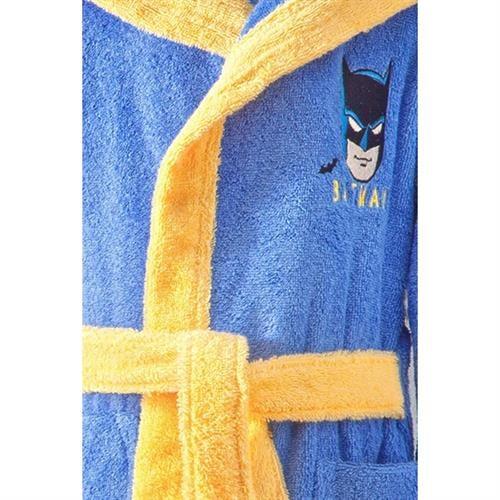 Özdilek Batman Gotham City Lisanslı Kapüşonlu Çocuk Bornozu 9/10 Yaş