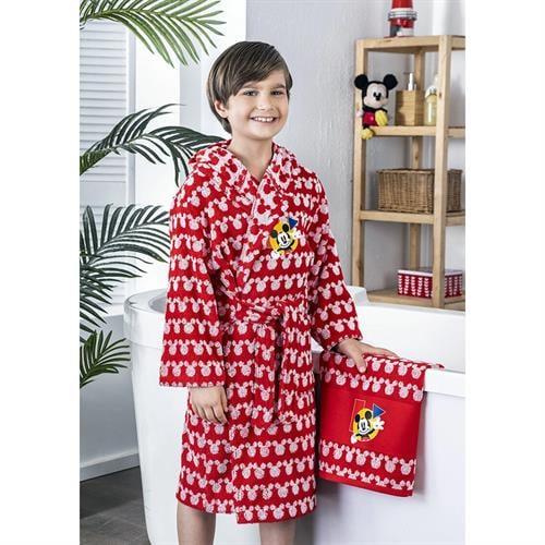 Özdilek Mickey Mouse Enjoy Disney Lisanslı Çocuk Bornoz Seti 5/6 Yaş