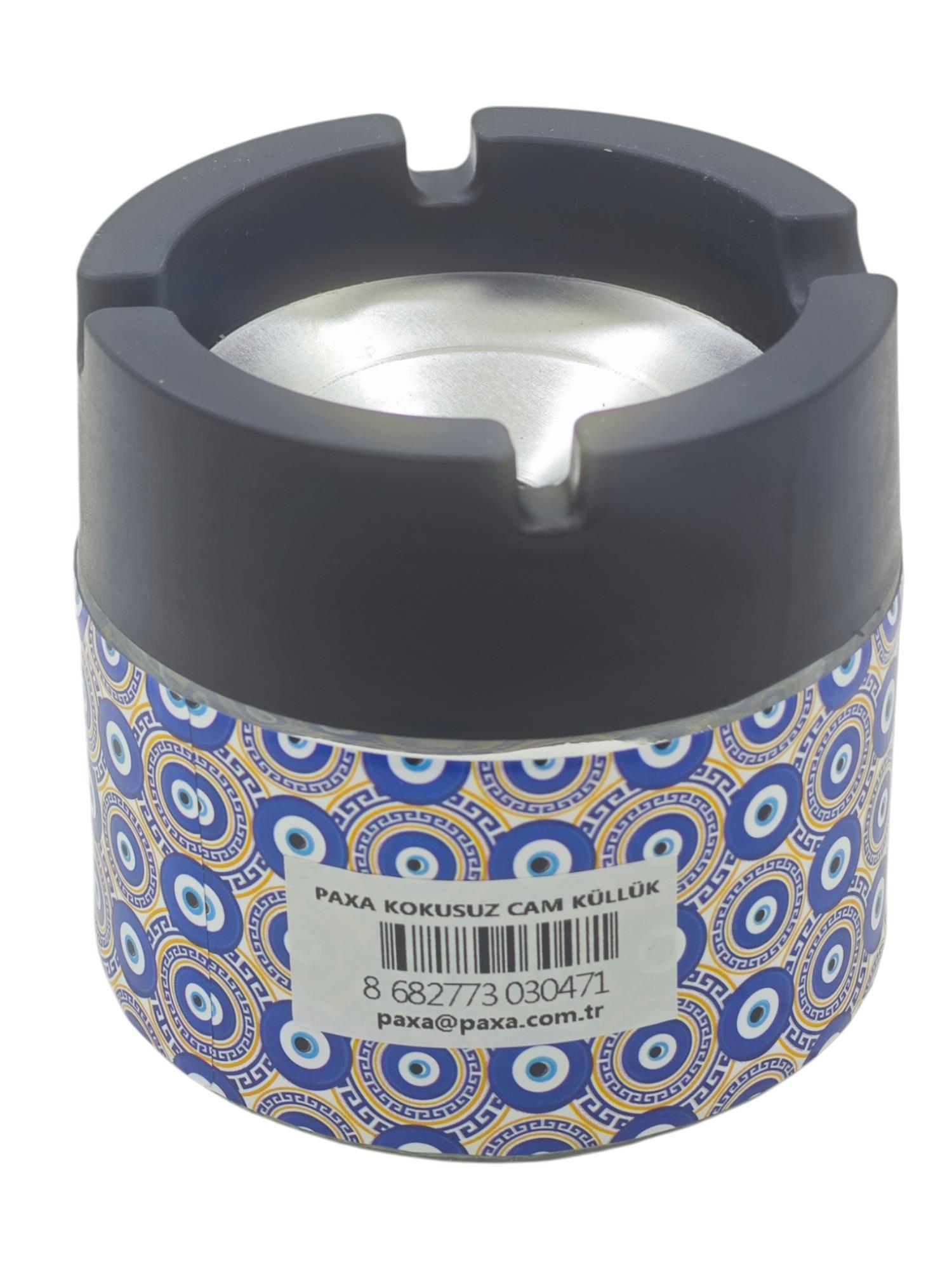 P-3047   Paxa Kokusuz Desenli Cam Küllük 330cc