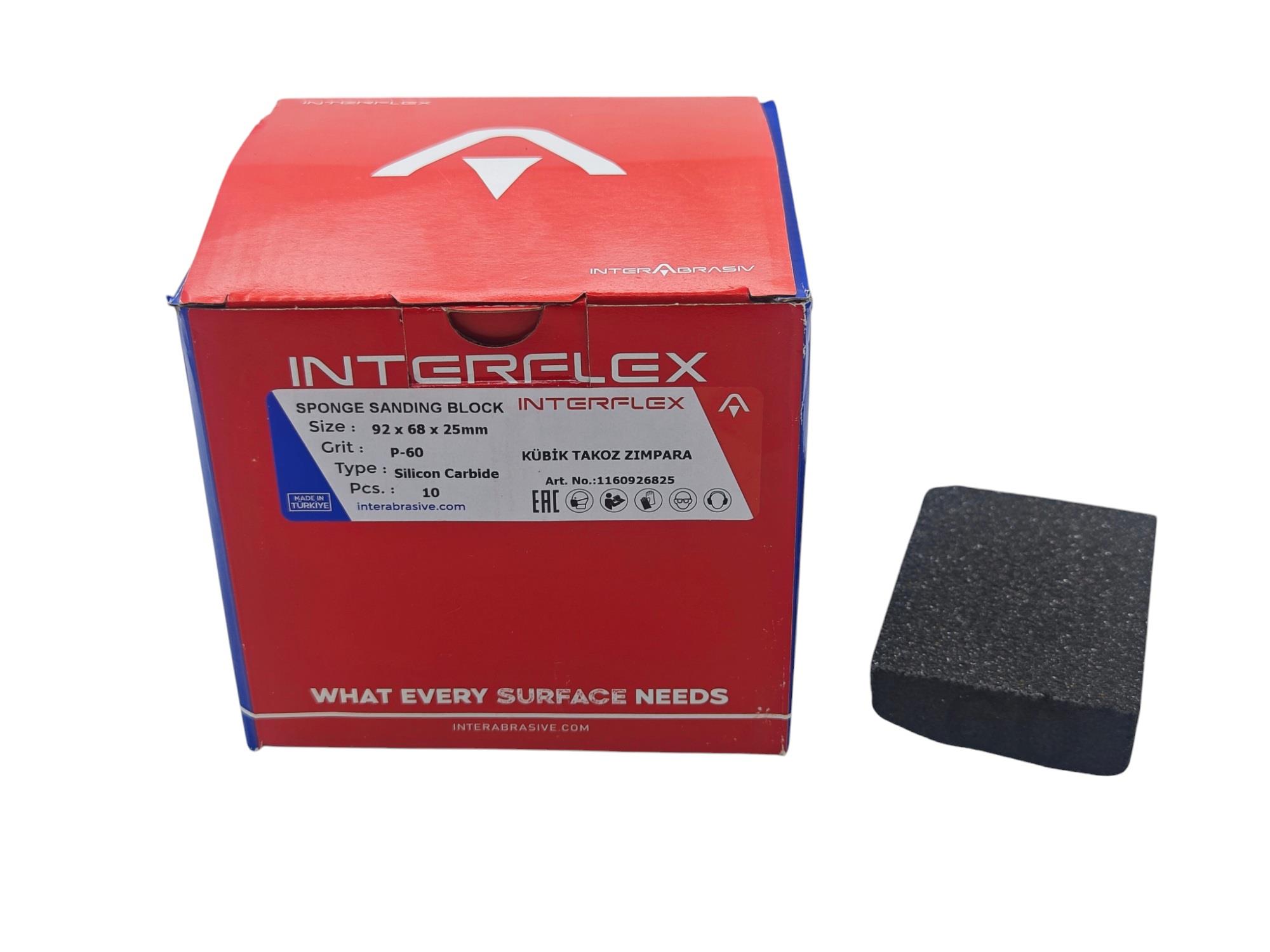 P-60   İnterflex Kübik Takoz Zımpara 60 Kum