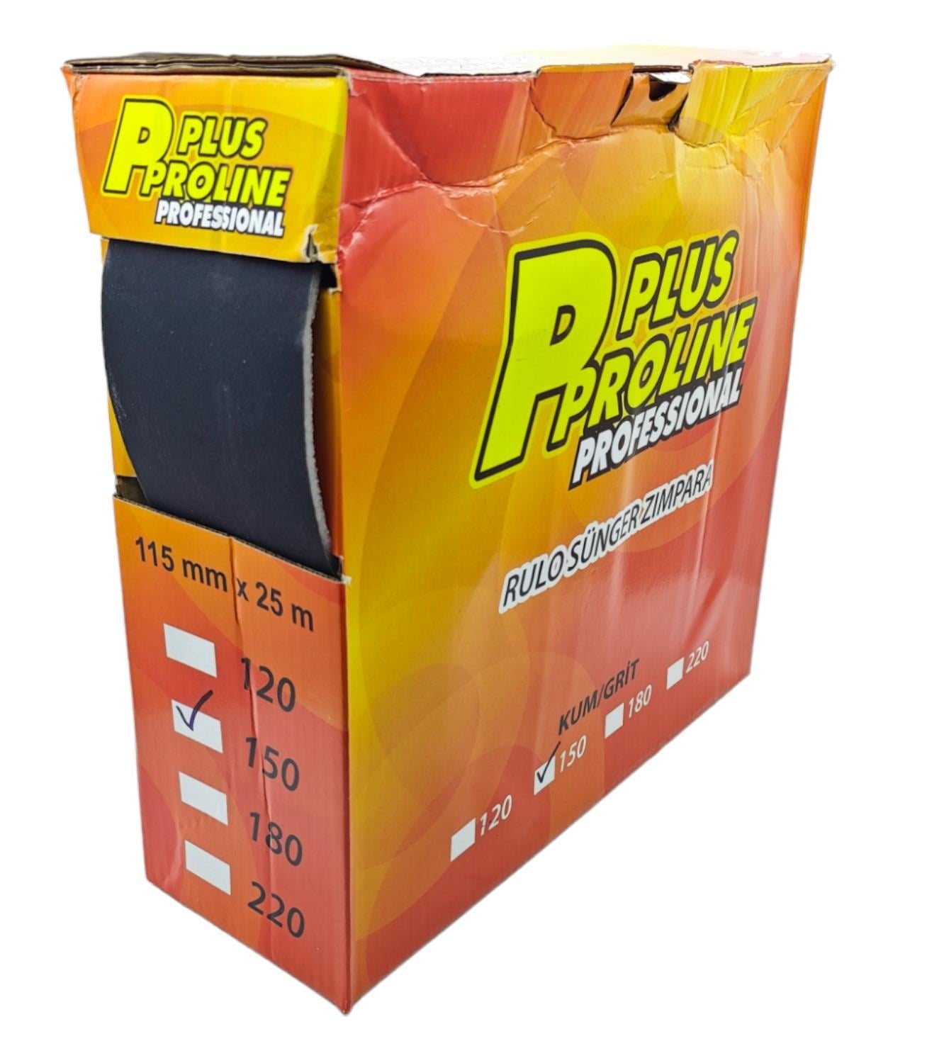 PLS-801   PLUS PROLİNE RULO SÜNGER ZİMPARA 150kum 25m