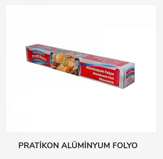 PR 1172   PRATİKON ALÜMİNYUM FOLYO 30cm*3m