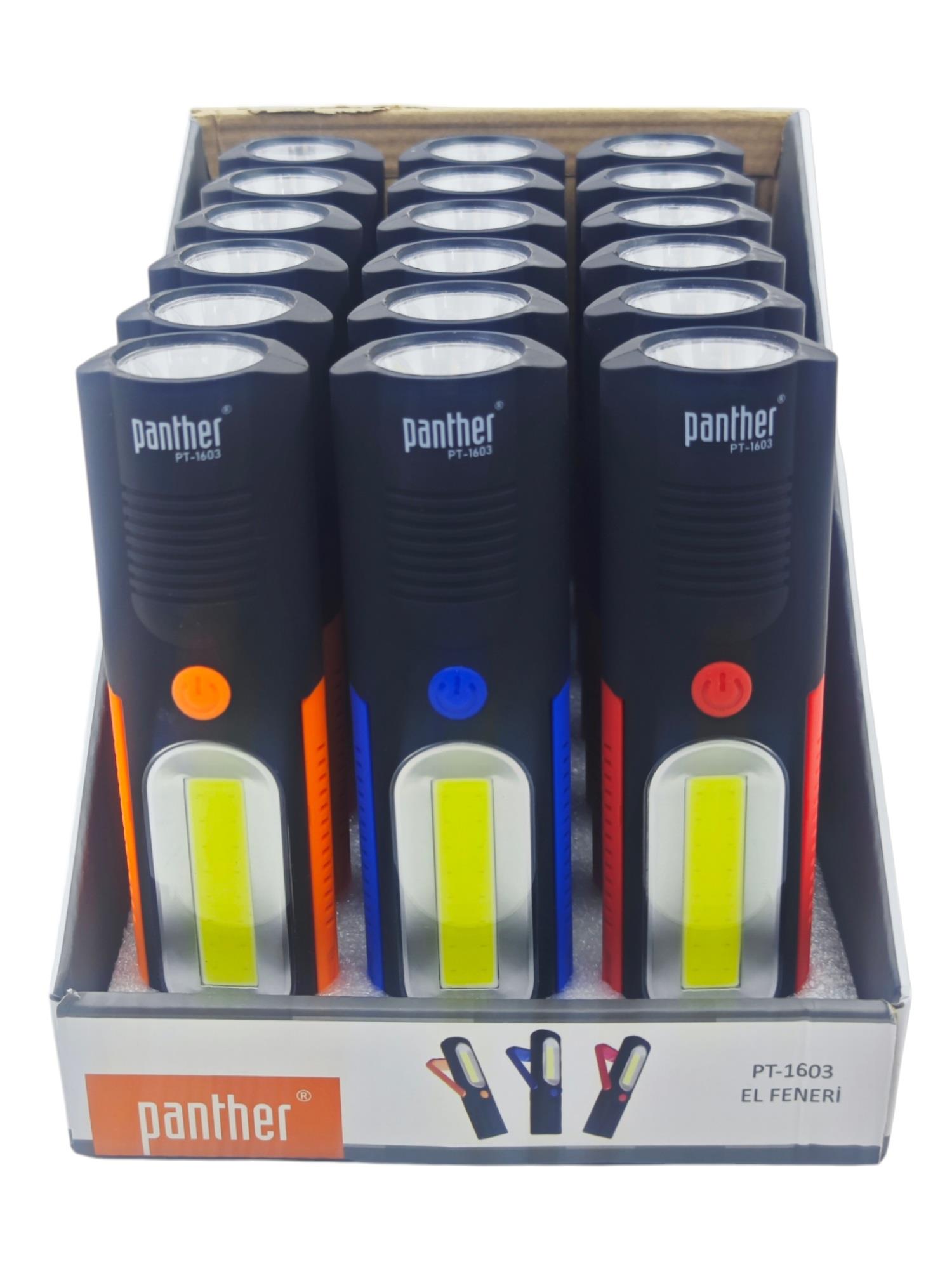 PT-1603   Panther Miknatıslı Pilli SMD Led El Feneri