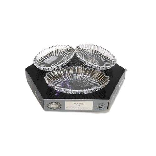 Paşabahçe Aurora Oval 3lü Çerezlik 10545