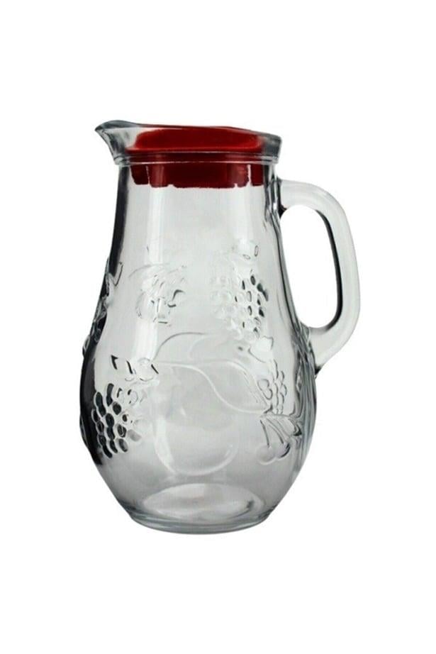 Paşabahçe Garden Kırmızı Kapaklı Sürahi 1850 Cc 80318