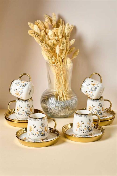 Perotti Jardim Porselen 6 Kişilik Kahve Fincanı Takımı  16931