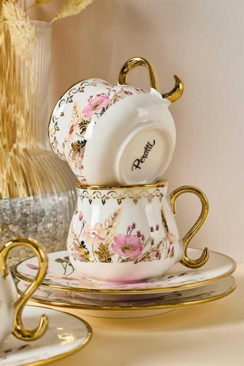 Perotti Jardim Porselen 6 Kişilik Kahve Fincanı Takımı  16934