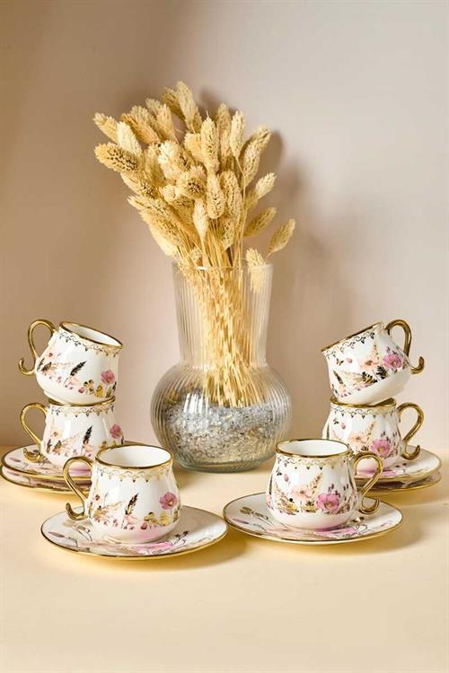 Perotti Jardim Porselen 6 Kişilik Kahve Fincanı Takımı  16934