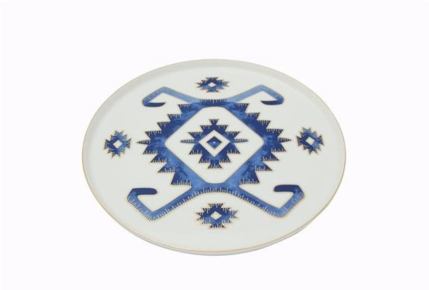 Porland Arabesque Desen5 Düz Tabak 27Cm