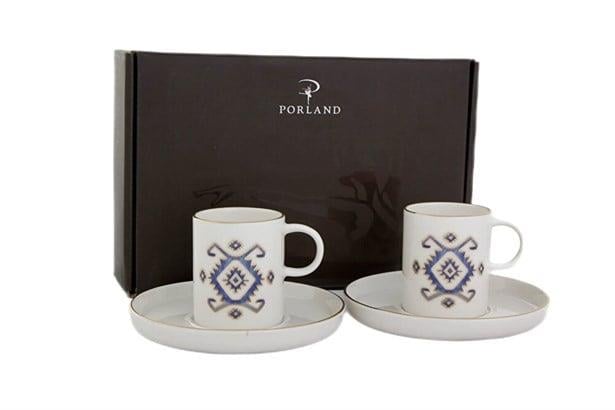 Porland Arabesque Desen5 Kahve Takımı 4 Parça