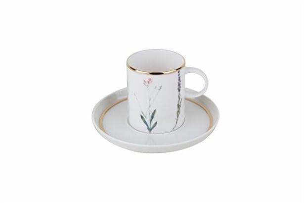Porland Botanical Tabaklı Kahve Fincanı 80Cc