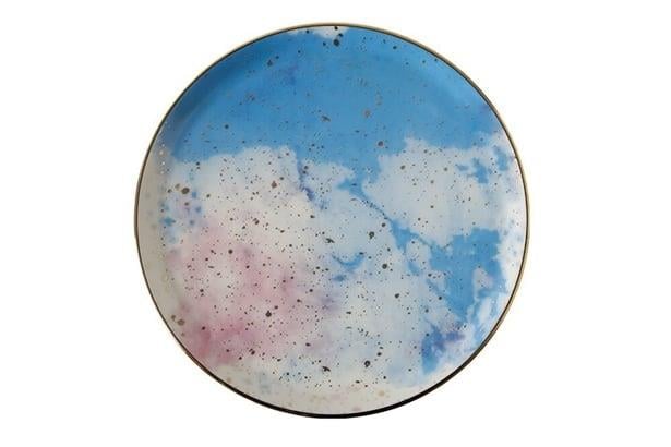 Porland Cosmos Desen5 Düz Tabak 20Cm