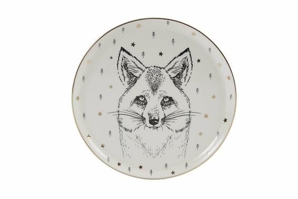 Porland Forest Fox Düz Tabak 20Cm