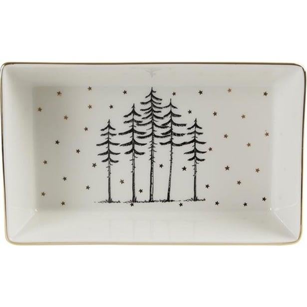 Porland Forest Kare Salata Tabağı 19 Cm
