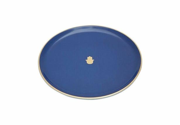 Porland Glamorous Lacivert Düz Tabak 20Cm