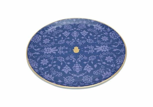 Porland Glamorous Lacivert Düz Tabak 24Cm