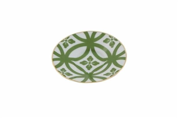 Porland Morocco Desen1 Yeşil Ergonomik Çay Tabağı 12Cm