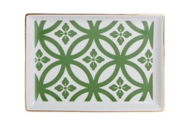 Porland Morocco Desen1 Yeşil Kahvaltı Tabağı 18Cm