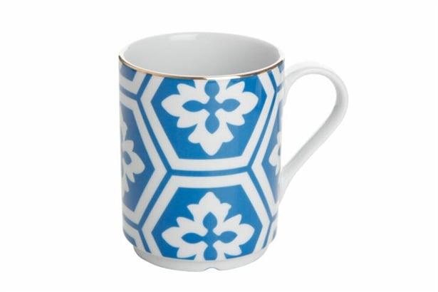 Porland Morocco Desen2 Mavi Kupa 345Cc