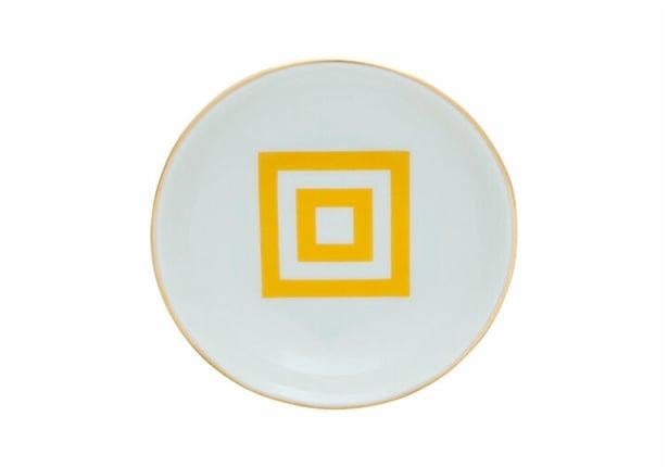Porland Morocco Desen4 Sarı Mini Kase 10Cm