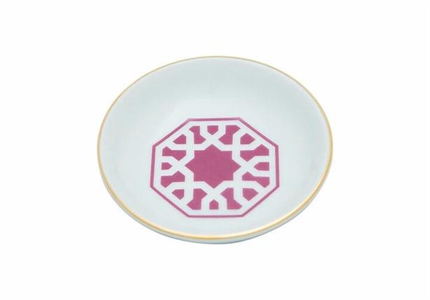 Porland Morocco Desen5 Fuşya Mini Kase 10Cm