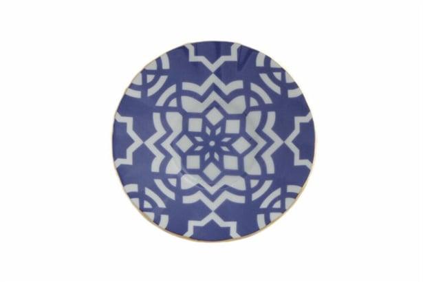Porland Morocco Desen7 Mor Ergonomik Çay Tabağı 12Cm