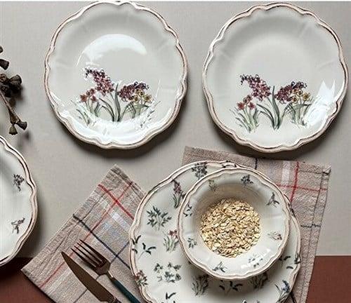 Porser Amber Fulya 24 Parça 6 Kişilik Yemek Takımı 30314