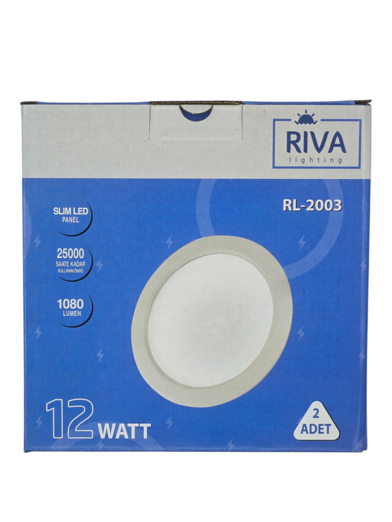RL-2003   Riva 12W Sıva Altı Slim Led Panel