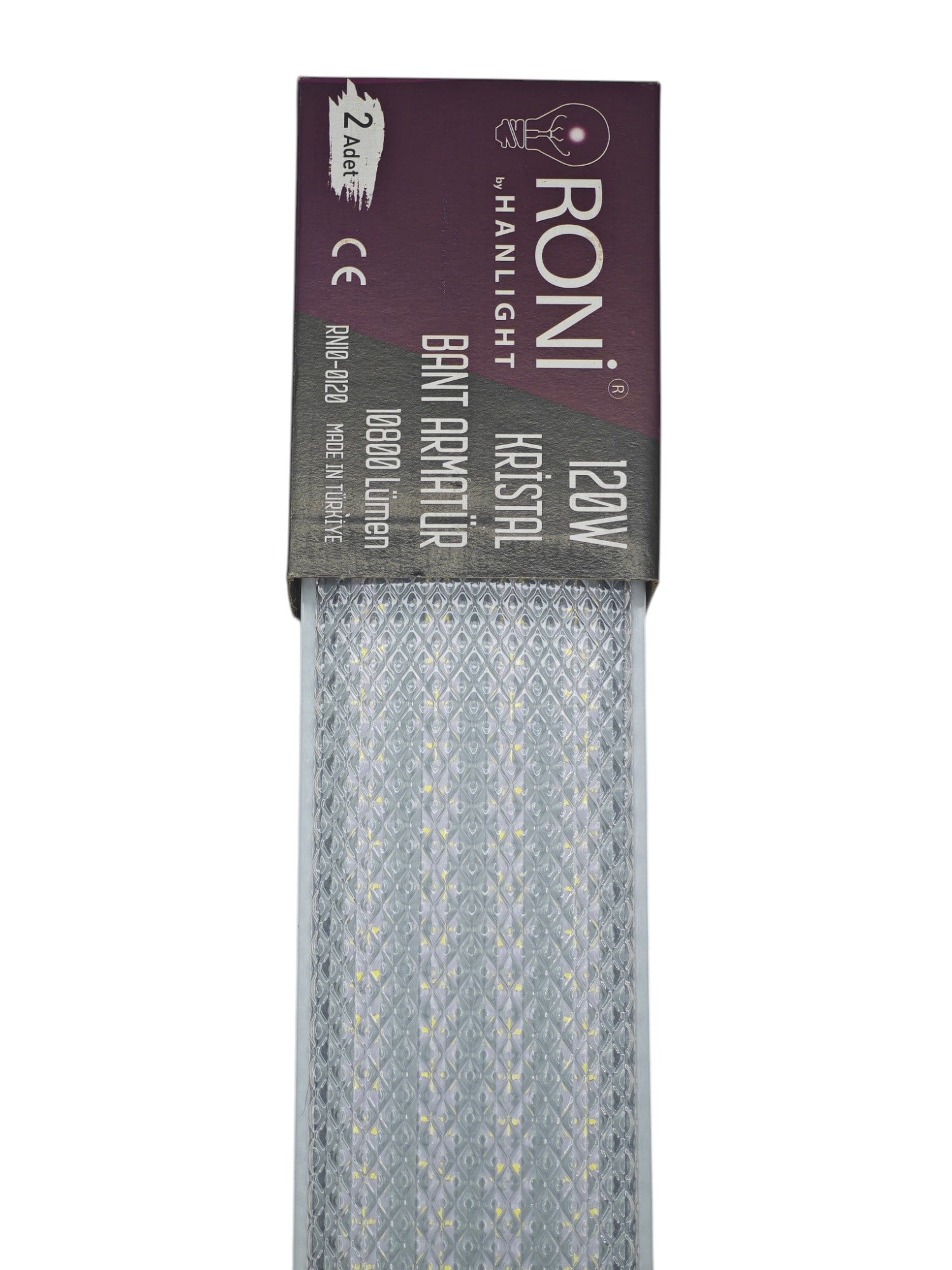 RN10-0120   Roni 120W Led Kristal Bant Armatür 120cm
