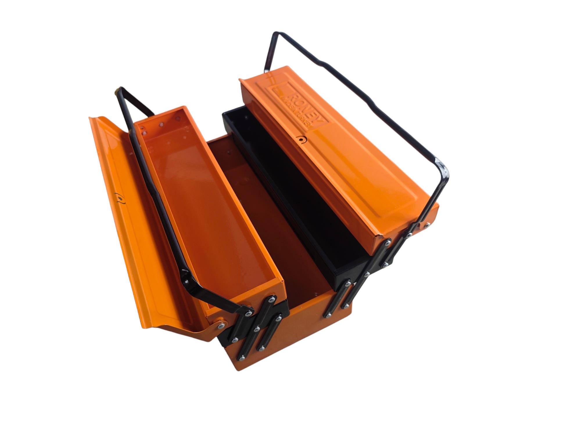 RO960042   Roney 5 Gözlü Metal Alet Çantası