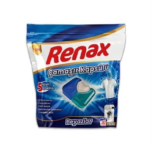 Renax Çamaşır Kapsülü Beyazlar 30 lu 480 g