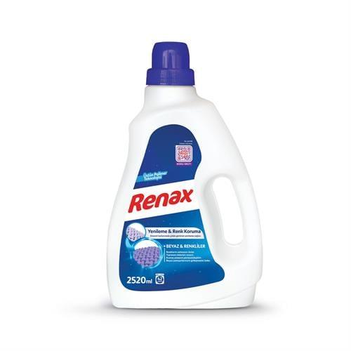Renax Sıvı Çamaşır Deterjanı  Beyaz & Renkliler 2520 Ml