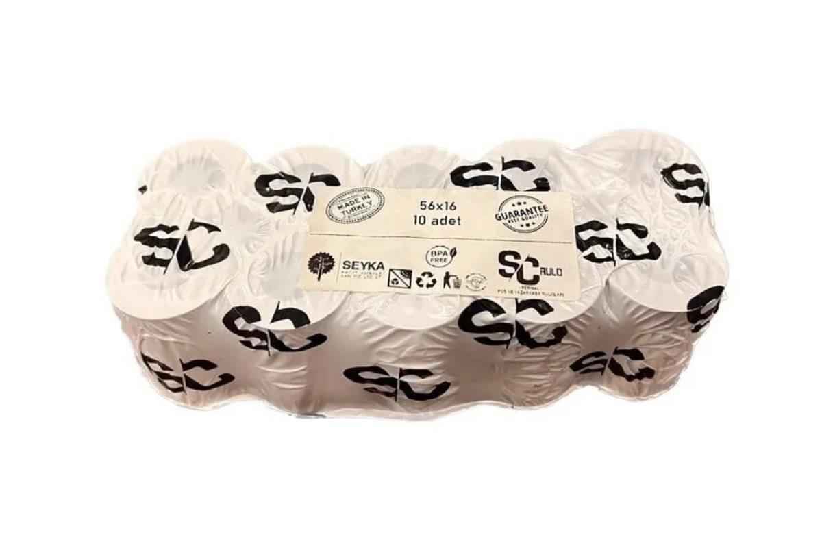 SC16   SEYKA YAZARKASA ve POS RULOSU 10lu 56mm*16m