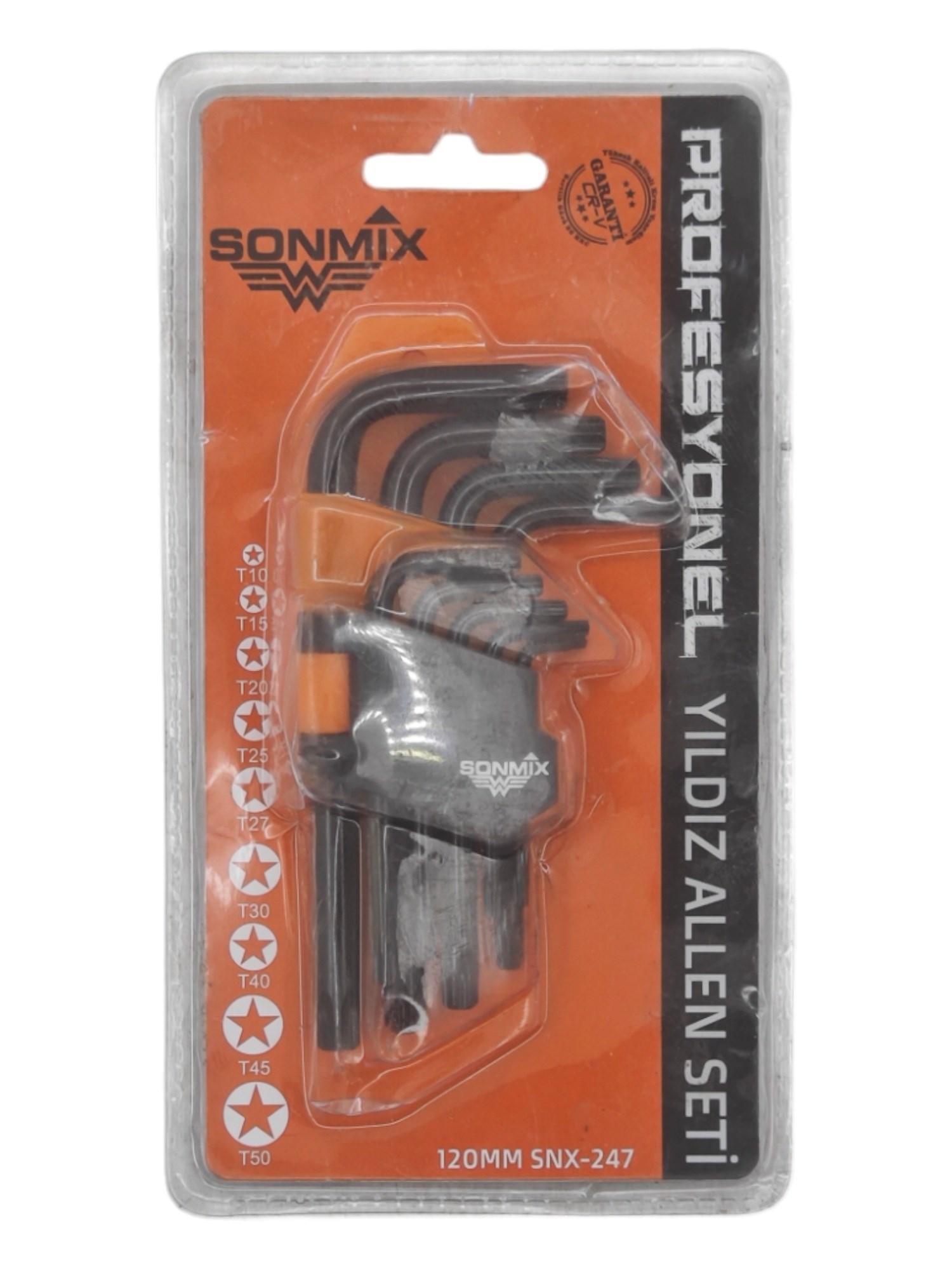 SNX-247   Sonmix Tork Alyan Anahtar Seti 9pcs 120mm