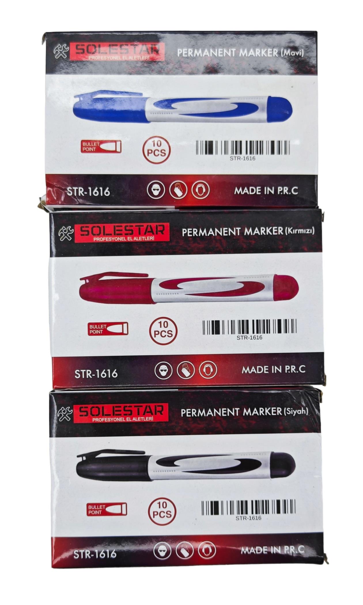 STR-1616   SOLESTAR KOLİ KALEMİ 10lu