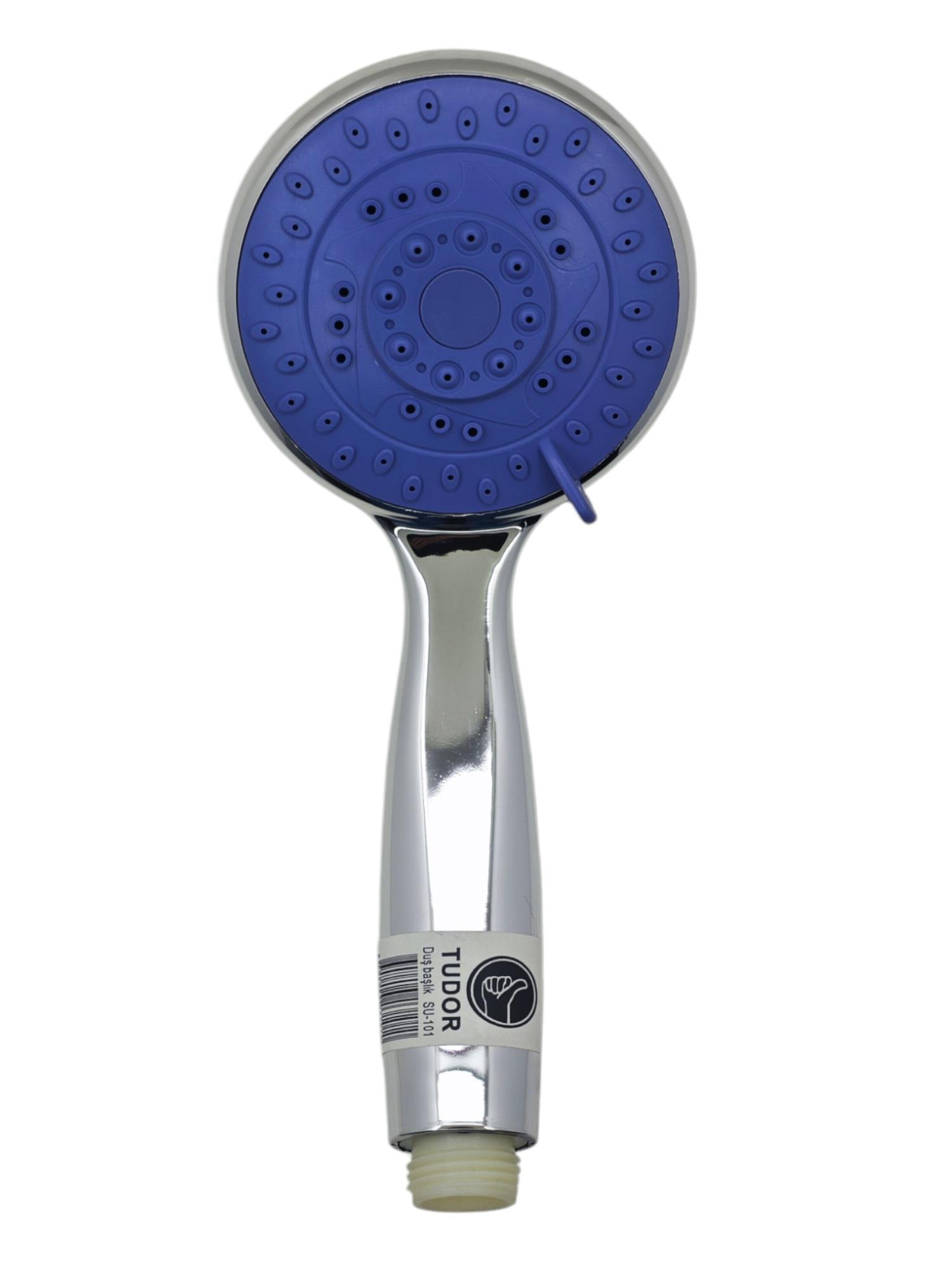 SU-101   Tudor 5 Kademeli Krom Duş Başlığı