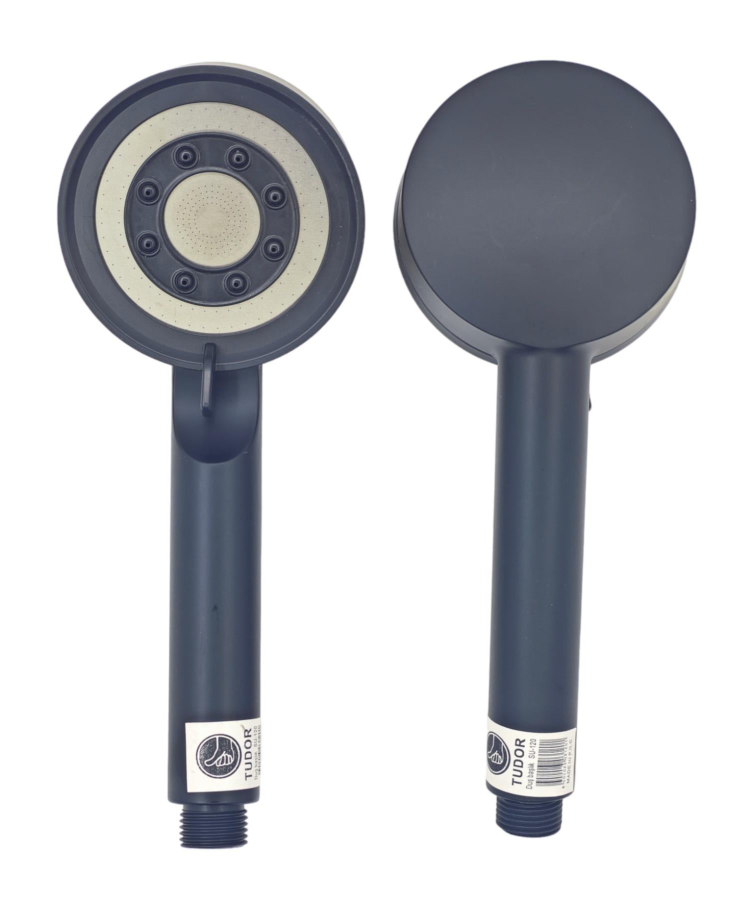 SU-120   TUDOR 5 KADEMELİ DUŞ BAŞLIĞI - Siyah