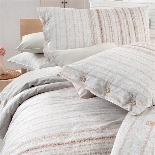 Sarev Fancy Rabella Çift Kişilik Nevresim Takımı Bej