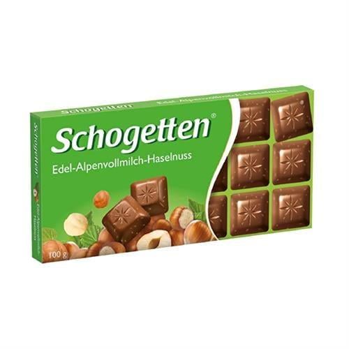 Schogetten Alpine Yoğurt Sütlü Fındıklı Çikolata 100 Gr