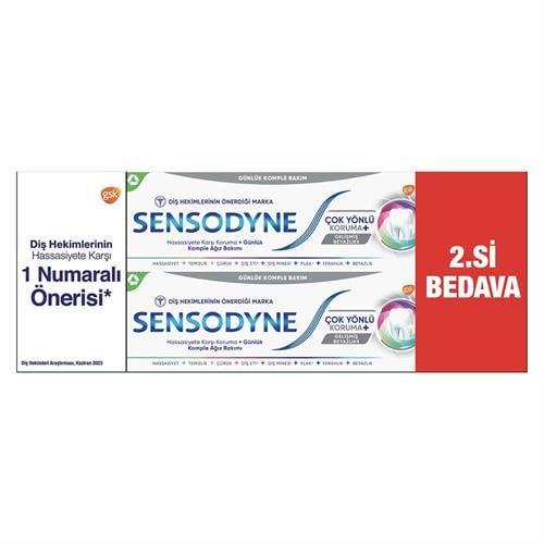 Sensodyne Diş Macunu Çok Yönlü Koruma 2*50 Ml 2.si Bedava