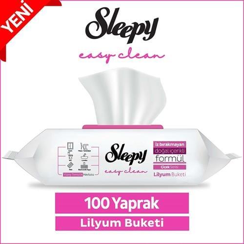 Sleepy Easy Clean Yüzey Temizlik Havlusu Lilyum Buketi 100 Yaprak