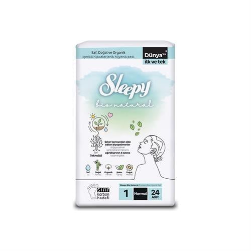 Sleepy Ped Bio Natural Normal 24 Adet Süper Eko