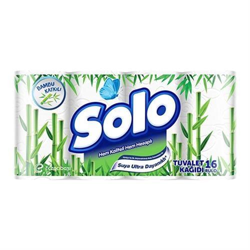 Solo Tuvalet Kağıdı 16 lı Bambu Katkılı