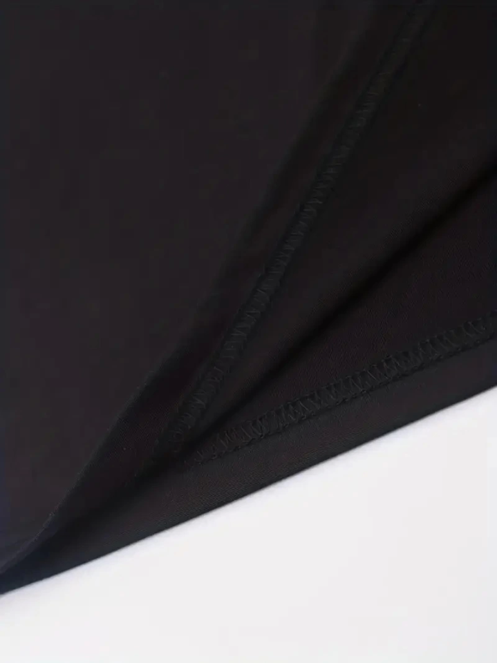 Sporda Günlük Hayata Giyilebilir GYM Baskılı Oversize Bisiklet Yaka Erkek T-shirt - Siyah