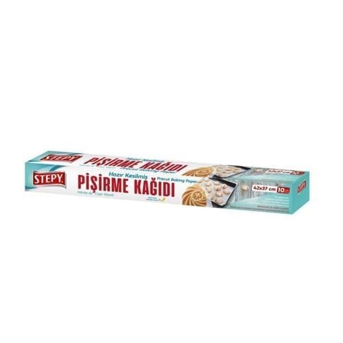 Stepy Pişirme Kağıdı Hazır Kesilmiş 42*37 Cm 10 Lu