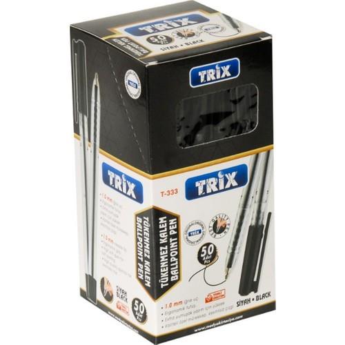 T-333   TRİX TÜKENMEZ KALEM - Siyah