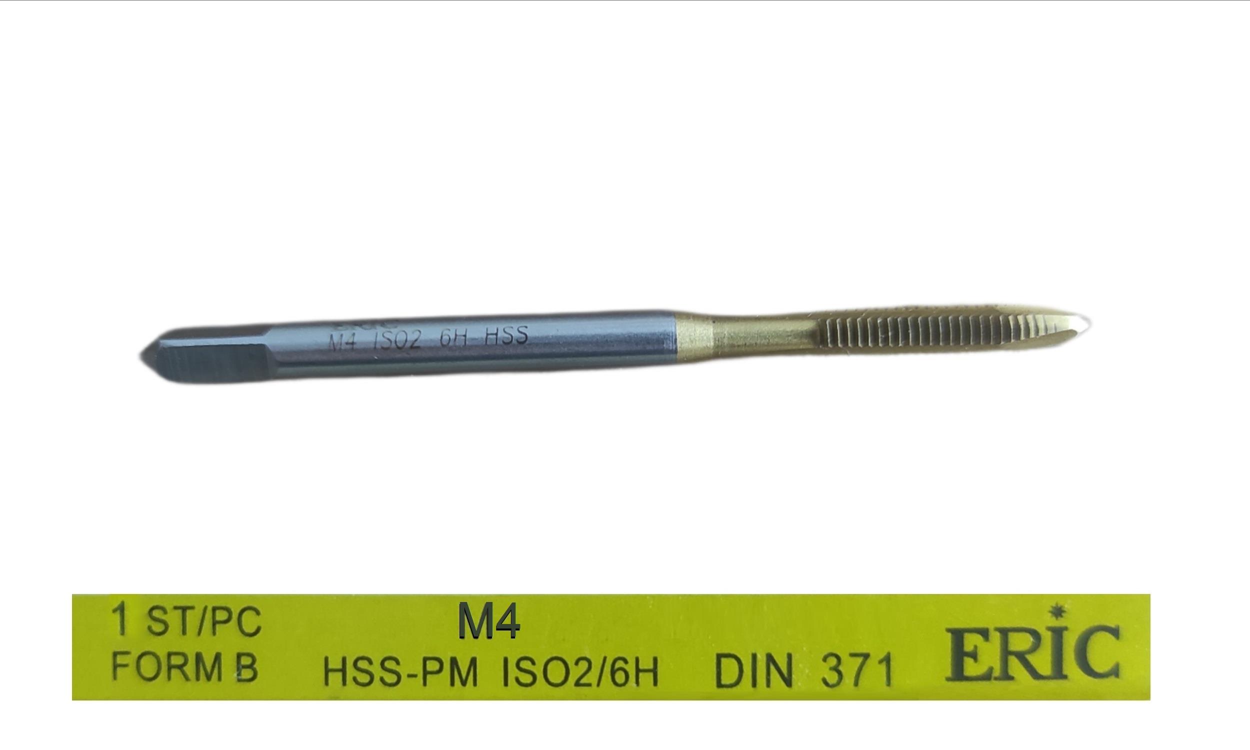 T371B04T   ERİC DIN 376 HSS MAKİNE KILAVUZU M4 - Düz