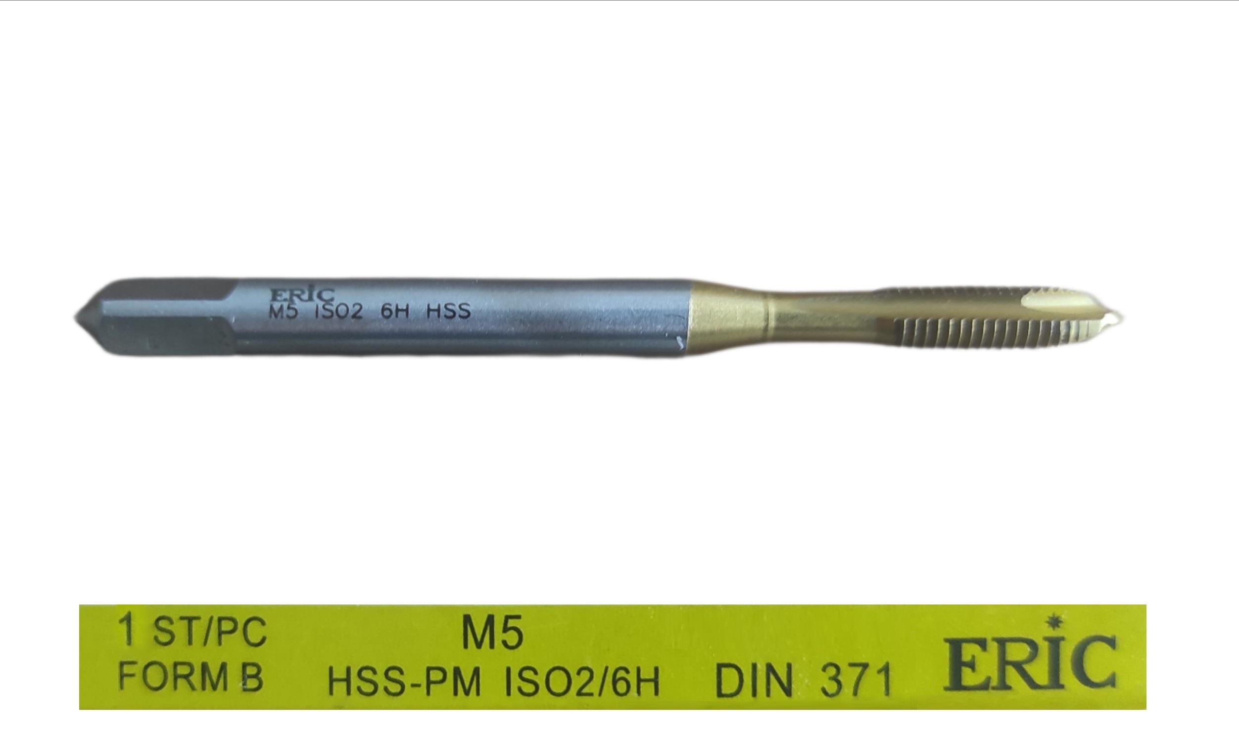 T371B05T   ERİC DIN 376 HSS MAKİNE KILAVUZU M5 - Düz