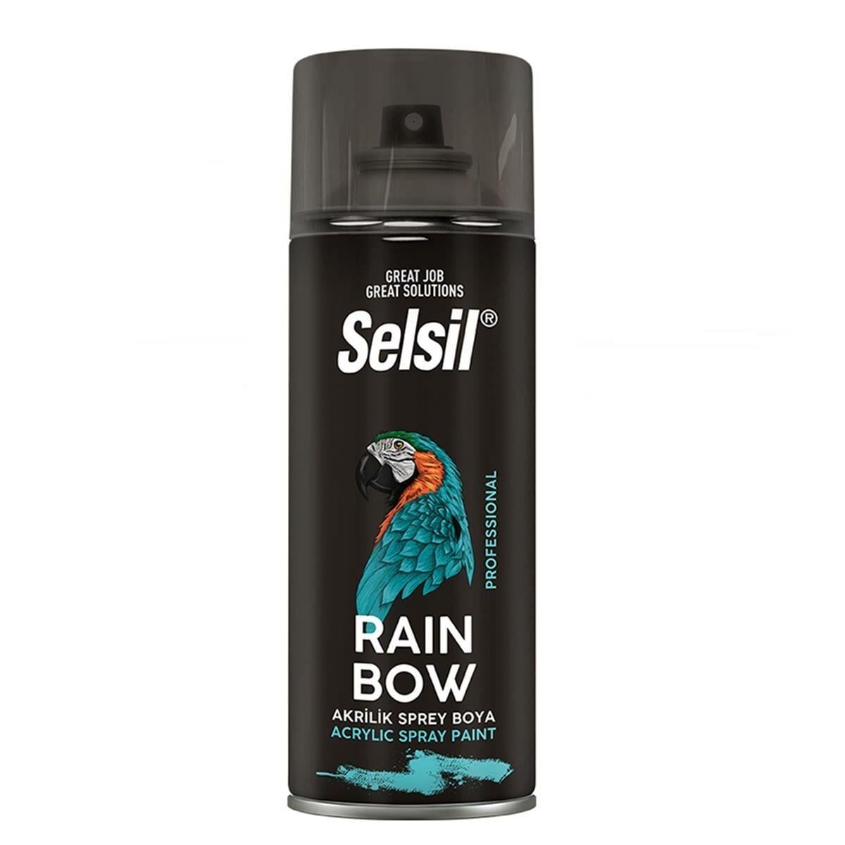 TAB-402   Selsil Raınbow Akrilik Sprey Boya 400ml - Beyaz Mat